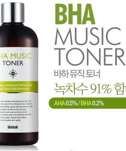 Nước hoa hồng trị mụn ẩn Skintalk BHA Music Toner