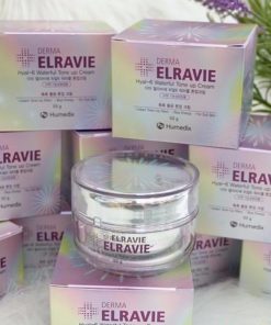 Kem dưỡng trắng trị nám Derma Elravie Hyal 6 Waterful Tone up Cream
