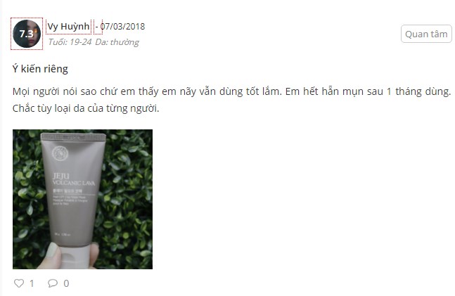 Gel lột mụn The Face Shop Jeju Volcanic Lava Peel-Off Clay Nose Mask