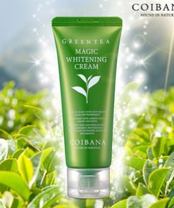kem duong trang coibana green tea magic whitening 3