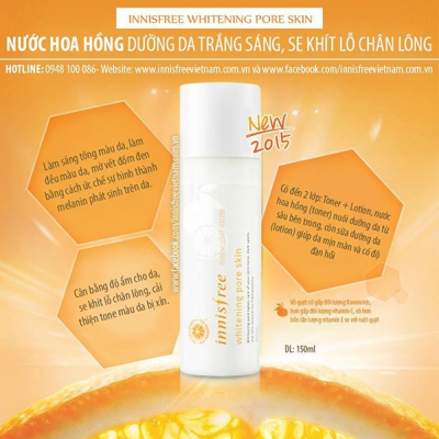nuoc-hoa-hong-lam-sang-da-innisfree-whitening-pore-skin-9 Nước hoa hồng trắng da Innisfree Whitening Pore Skin