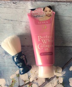sua rua mat chong lao hoa senka perfect whip collagen in 1
