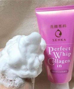 sua rua mat chong lao hoa senka perfect whip collagen in 6