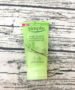 sua rua mat simple kind to skin refreshing facial wash gel 10