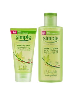 sua rua mat simple kind to skin refreshing facial wash gel 2