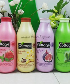 Sữa Tắm Dưỡng Ẩm Trắng Da Cottage 750ml Của Pháp