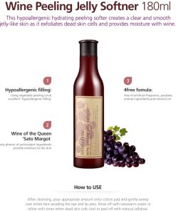 tay te bao chet ruou vang innisfree wine peeling jelly softener 180ml 2 1