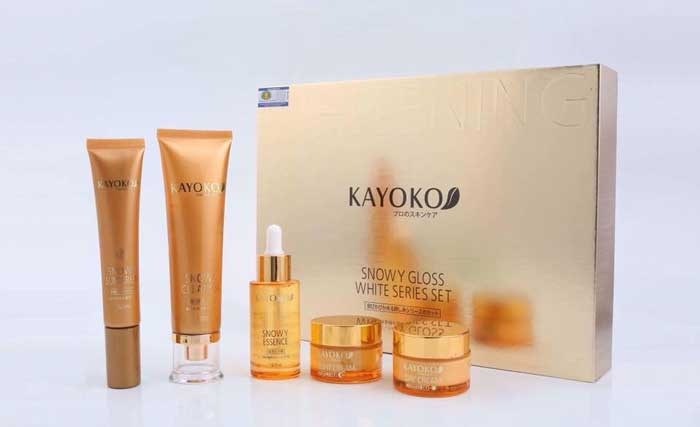 Bộ mỹ phẩm KAYOKO trị nám – Vàng