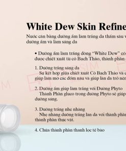 nuoc can bang da laneige white dew skin refiner 12