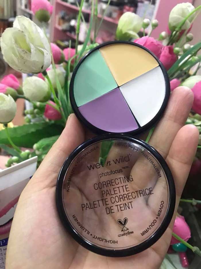 kem che khuyet diem wet n wild coverall correcting palette 10