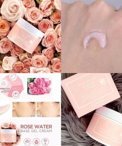 kem duong am va lam sang da secret key rose water base gel cream 8