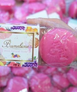 xa phong tam trang thai lan bumebime mask natural soap 12