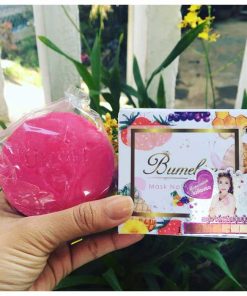 xa phong tam trang thai lan bumebime mask natural soap 13
