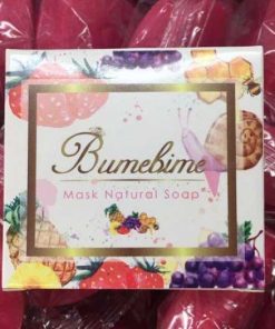 xa phong tam trang thai lan bumebime mask natural soap 5