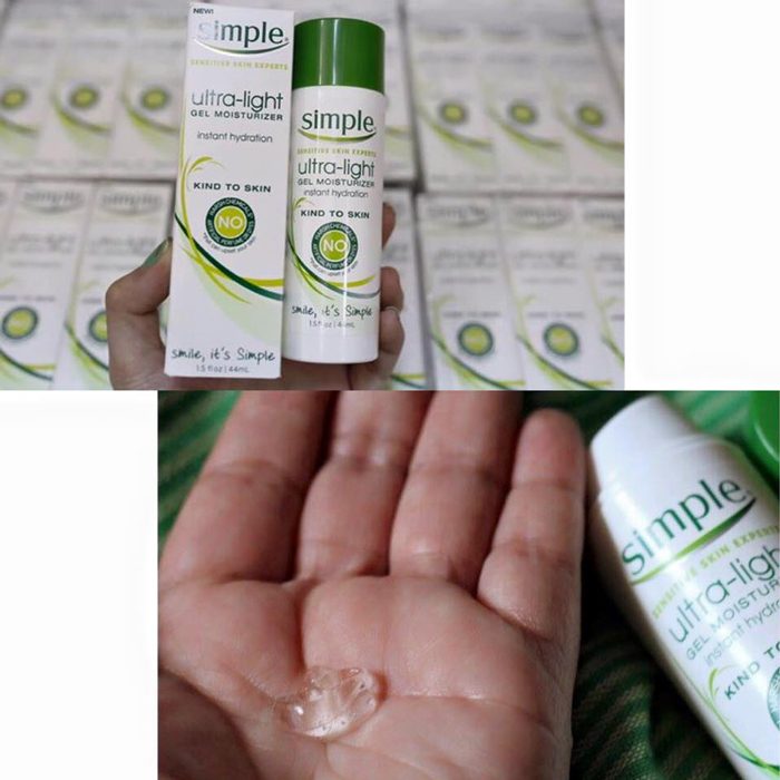 kem duong am simple ultra light gel moisturizer 8