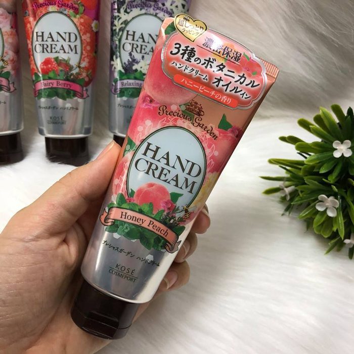 kem duong da tay kose hand cream precious garden 4