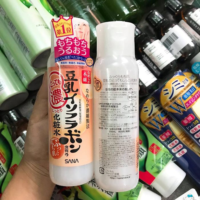 Nước hoa hồng SANA Nameraka Isoflavone Facial Milky Lotion