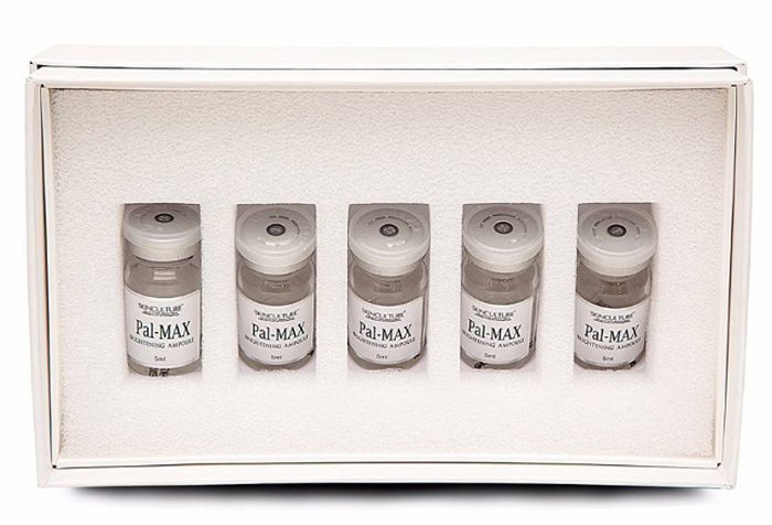 pal max brightening ampoule set cay trang cang bong da 1