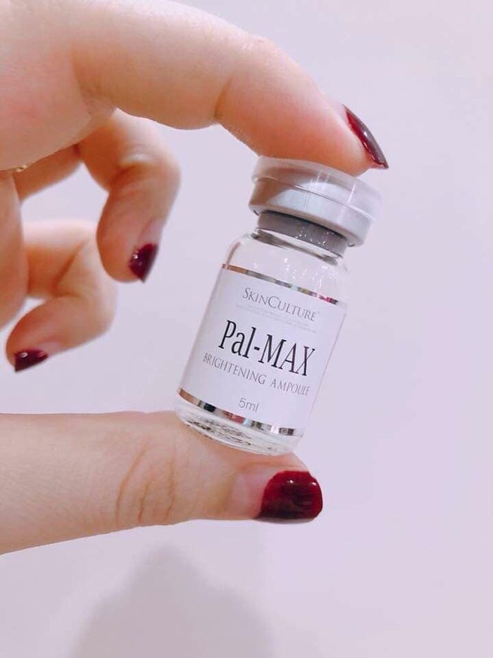 pal max brightening ampoule set cay trang cang bong da 10