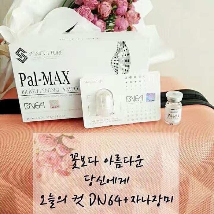 pal max brightening ampoule set cay trang cang bong da 7