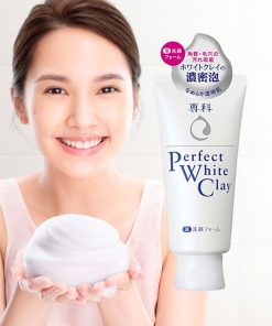 Sữa rửa mặt Shiseido Senka Perfect White Clay 120g