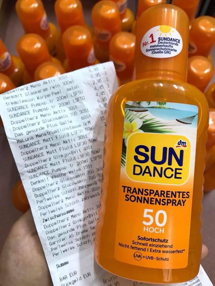 Xịt Chống Nắng Sundance Sonnen Spray Spf 50