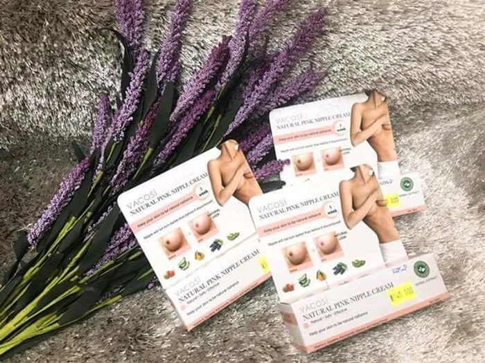 Kem làm hồng nhũ hoa Vacosi Natural Pink Nipple Cream