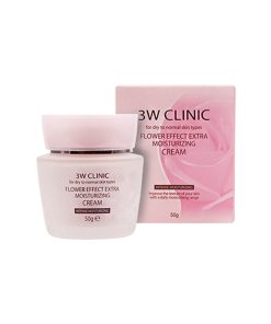 Kem dưỡng 3W Clinic Flower Effect Extra Moisturizing Cream