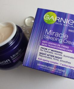 kem duong da garnier miracle anti fatigue sleeping cream 3