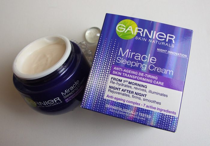 Kem dưỡng da Garnier Miracle Anti-Fatigue Sleeping Cream