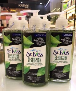 sua rua mat cho da dau mun st ives clarifying clarifiant green tea cleanser 2