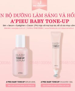 tinh chat duong trang hong da apieu baby tone up serum 2