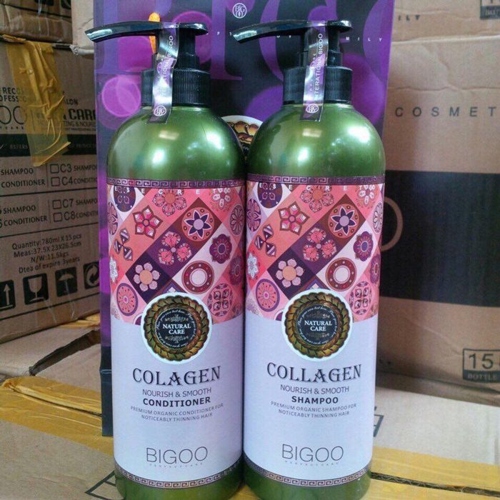 Dầu gội Bigoo Natural Care Collagen