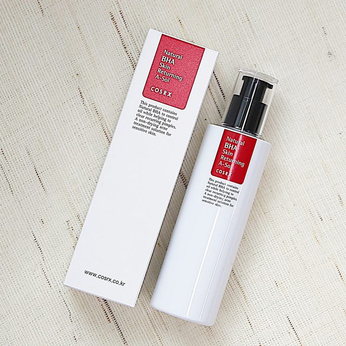Nước hoa hồng COSRX Natural BHA Skin Returning A-So