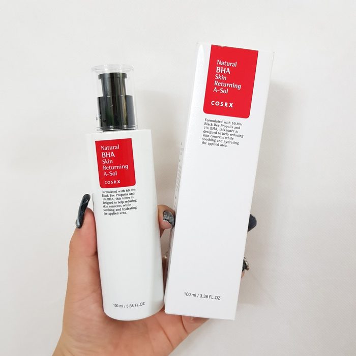 Nước hoa hồng COSRX Natural BHA Skin Returning A-So