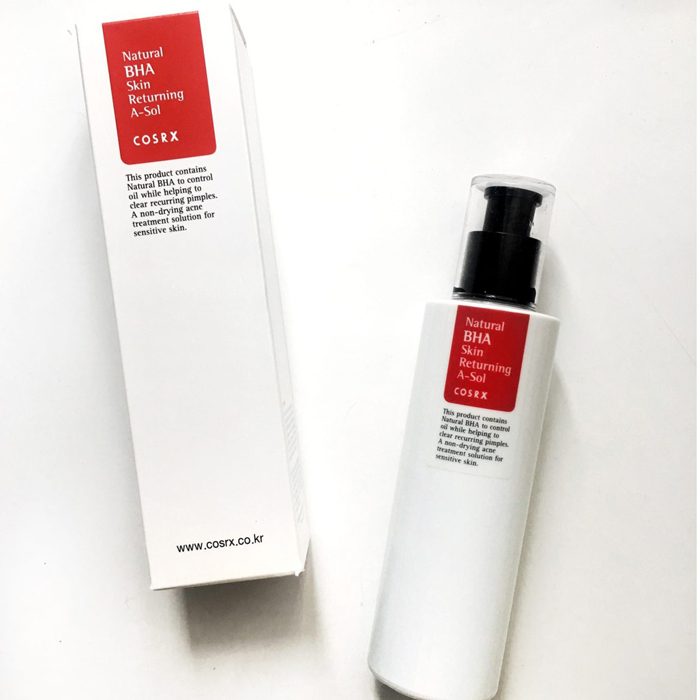 Nước hoa hồng COSRX Natural BHA Skin Returning A-So