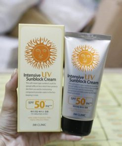 Kem chống nắng 3W Clinic Intensive UV Sunblock Cream SPF 50 PA +++