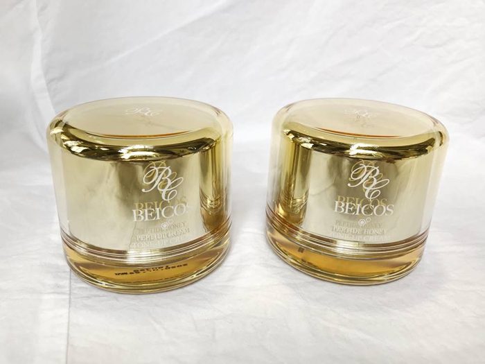 Kem dưỡng kích trắng Beicos Peptide Honey Tone Up Cream 50g