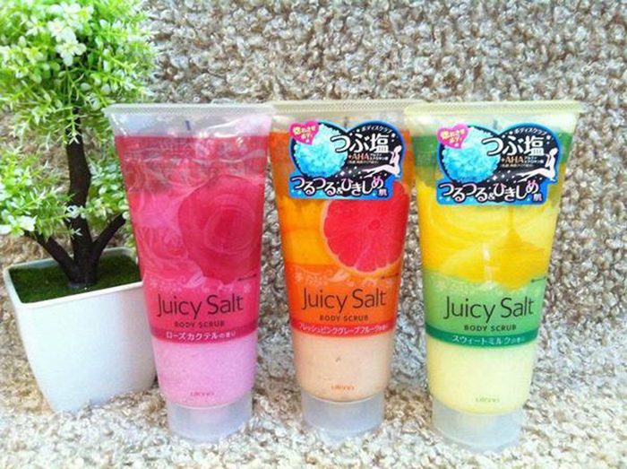 Muối Tắm Tẩy Da Chết Utena Juicy Salt Body Scrub