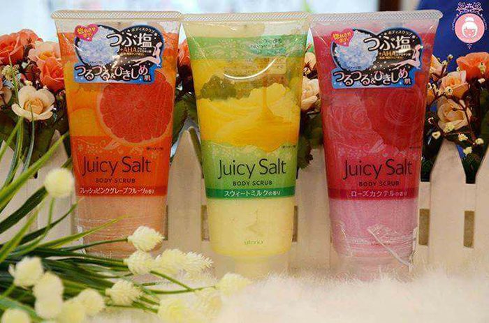 Muối Tắm Tẩy Da Chết Utena Juicy Salt Body Scrub