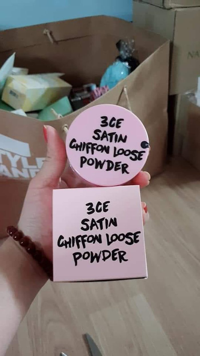 Phấn Bột 3CE Satin Chiffon Loose Powder