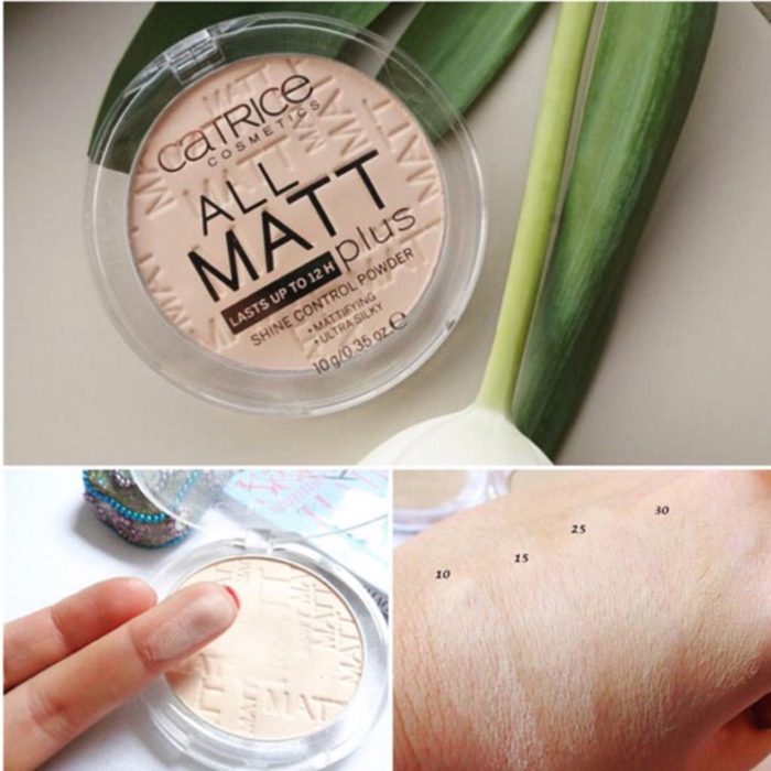 Phấn Phủ Catrice Prime And Fine Wterproof Mattifying Powder
