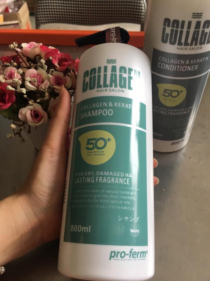 Dầu gội Pro-ferm Collagen & Keratin