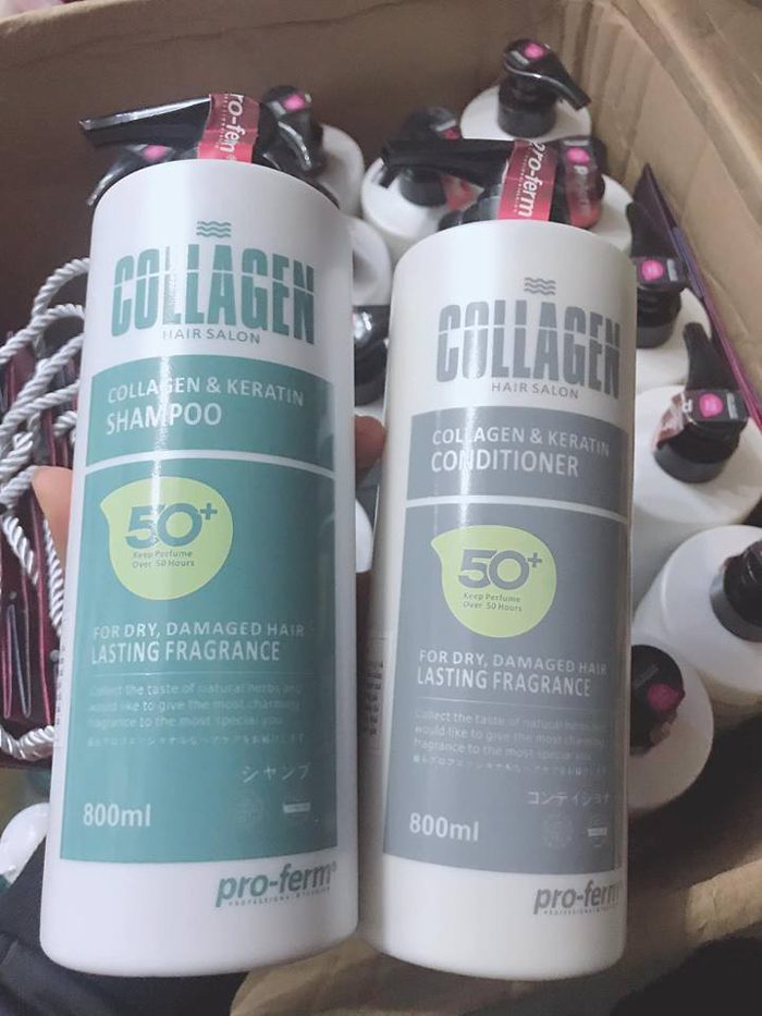 Dầu gội Pro-ferm Collagen & Keratin