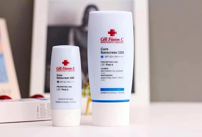 kem chong nang Cell Fusion C Cure 4