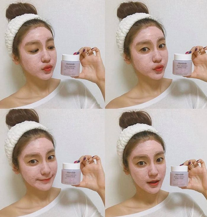 mat na sui bot mamonde petal purifying bubble mask 7
