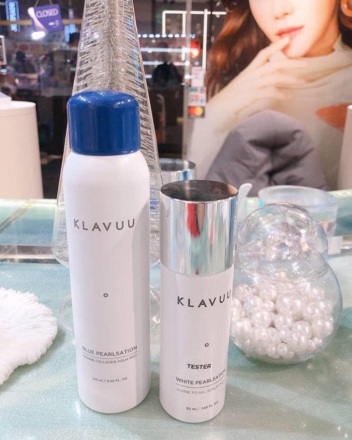 xit khoang klavuu blue pearlsation marine collagen aqua mist 5