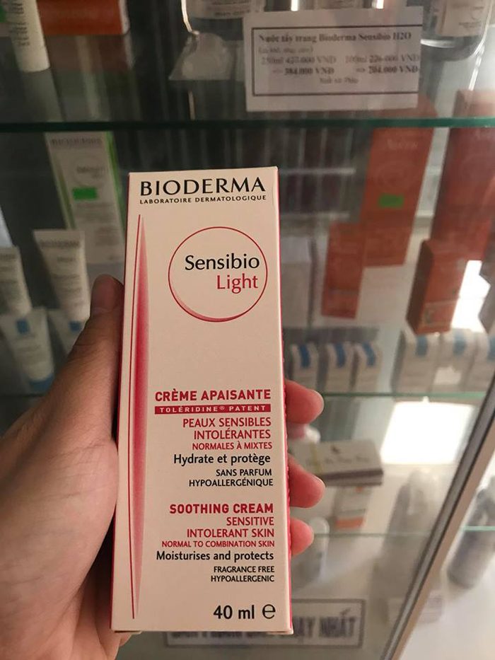 kem bioderma sensibio light 8