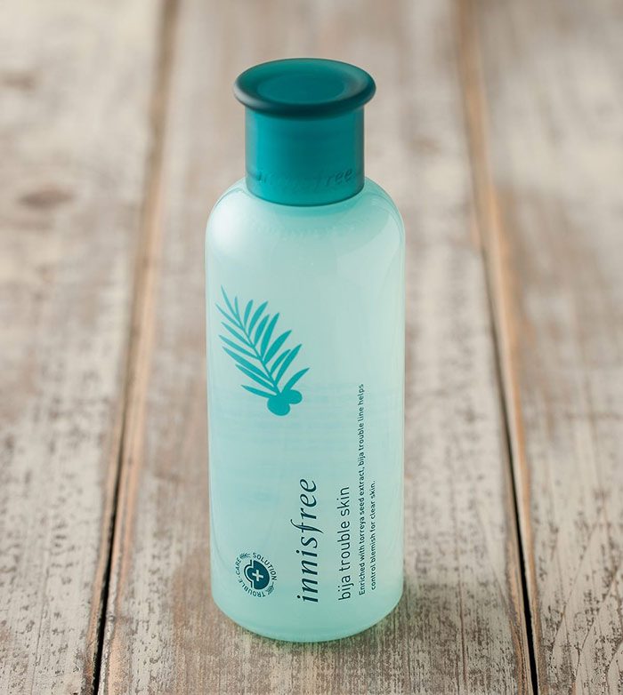 nuoc hoa hong Innisfree Jeju Bija Trouble Skin 9