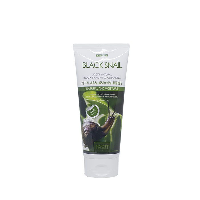sua rua mat Jigott Natural Black Snail Foam Cleasing 1